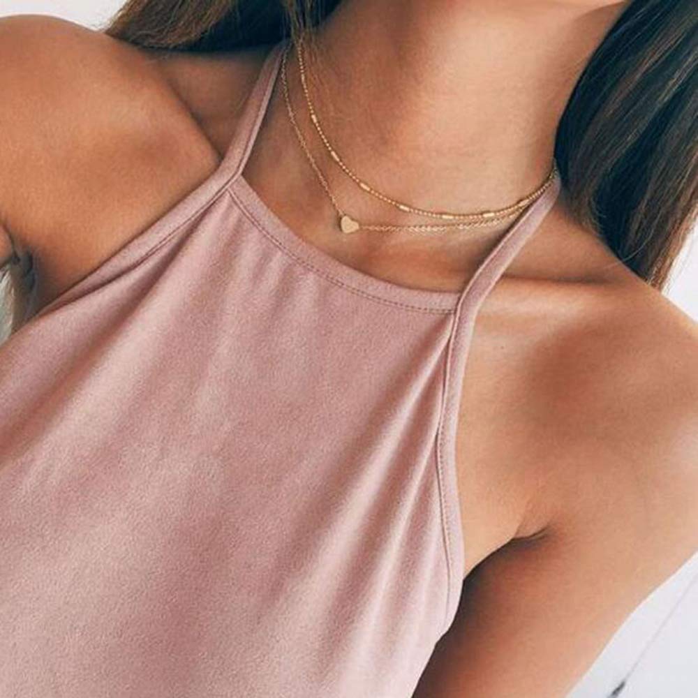 Plated Toned Layered Necklace